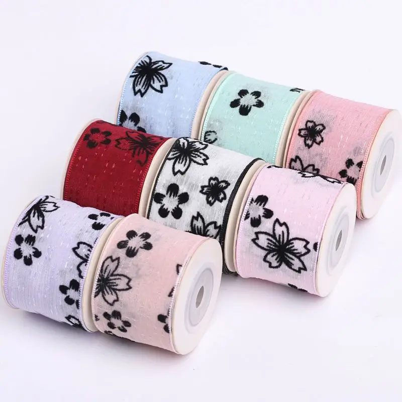 Kewgarden 40mm 1.5" Printed Flocking Flower Chiffon Ribbon DIY Hair Bow Accessories Handmade Tape Crafts Gift Packaging 10 Yards
Kewgarden 40mm 1.5" Printed Flocking Flower Chiffon Ribbon DIY Hair Bow Accessories Handmade Tape Crafts Gift Packaging 10 Yards