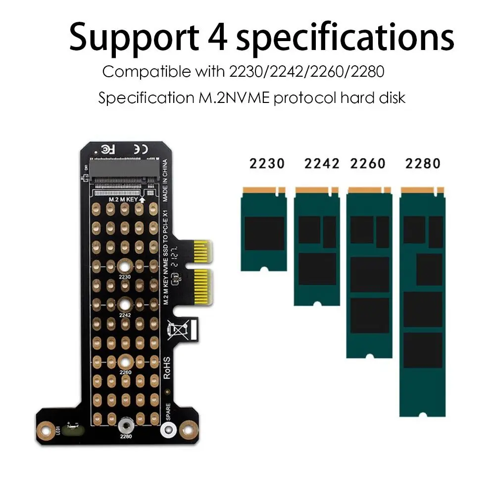 PCIe X1 полоса пропускания 2280/2260/2242/2230 SSD Desktop NVMe к PCIe NVMe Расширенная карта PCIe NVMe адаптер карта
PCIe X1 полоса пропускания 2280/2260/2242/2230 SSD Desktop NVMe к PCIe NVMe Расширенная карта PCIe NVMe адаптер карта