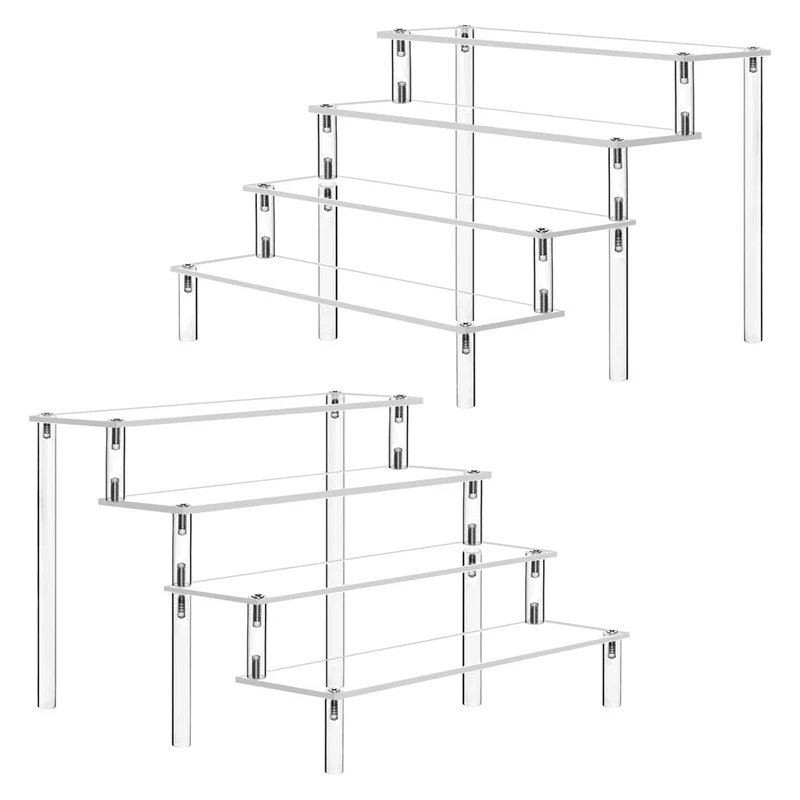 Acrylic Display Stand Stand Clear 4 Tier Cupcake Stand Fragrance Display Figure Table Top Decor And Organizer (2 Pack)
Acrylic Display Stand Stand Clear 4 Tier Cupcake Stand Fragrance Display Figure Table Top Decor And Organizer (2 Pack)