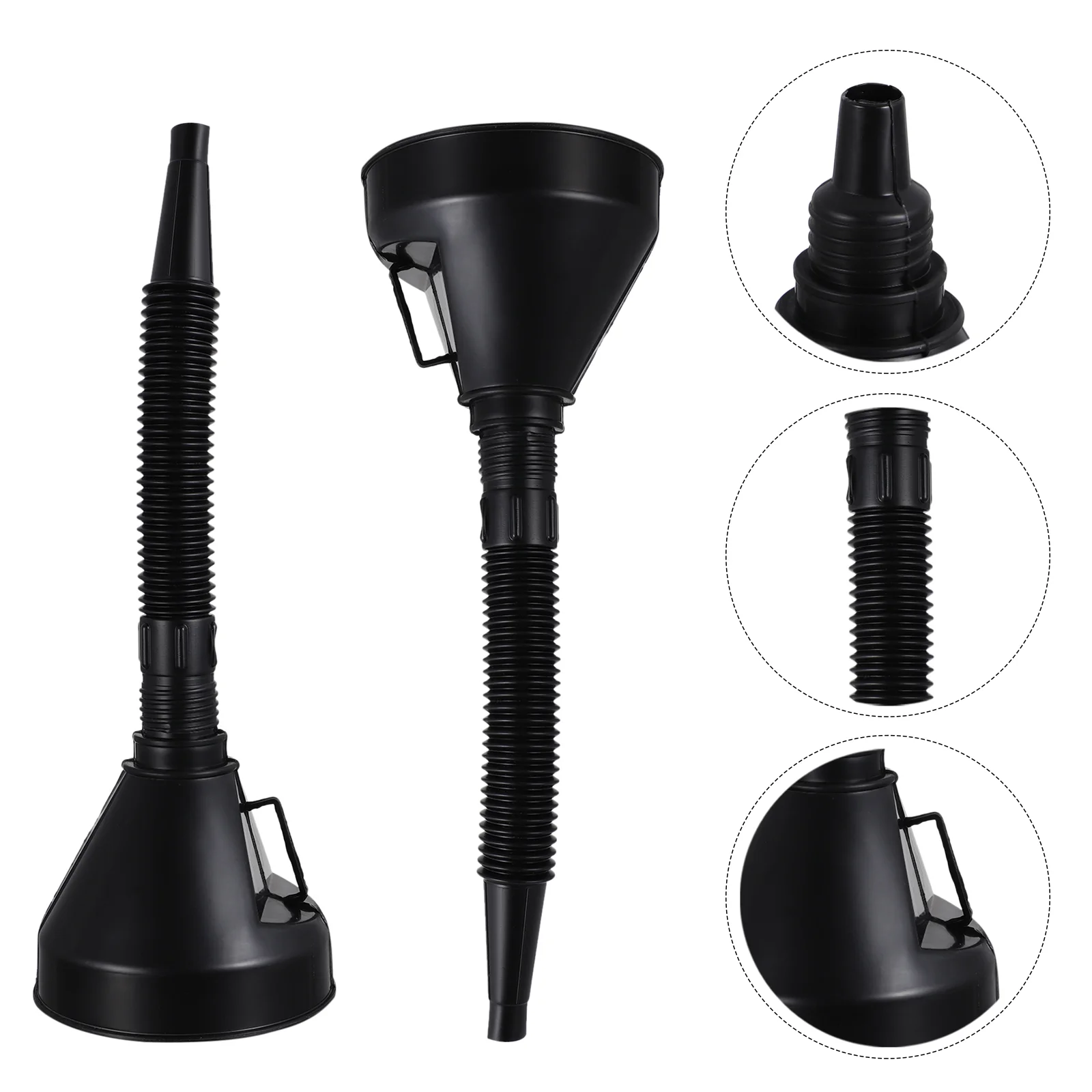 2pcs Engine Oil Fluid Funnel Gasoline Liquids Kerosene Funnel with Filter Net 
2pcs Engine Oil Fluid Funnel Gasoline Liquids Kerosene Funnel with Filter Net