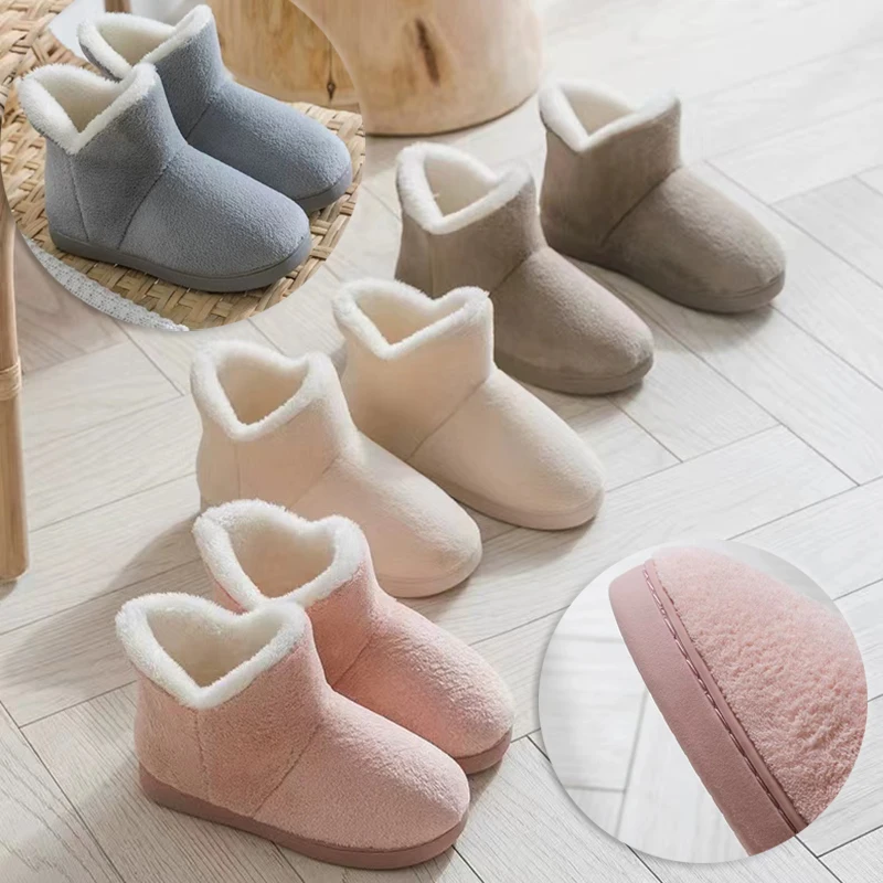 Women's Winter Slippers Thermal On Couple Home Floor Shoes Anti-slip Comfortable Flat Shoes Ladies Warm Faux Fur Slippers
Women's Winter Slippers Thermal On Couple Home Floor Shoes Anti-slip Comfortable Flat Shoes Ladies Warm Faux Fur Slippers