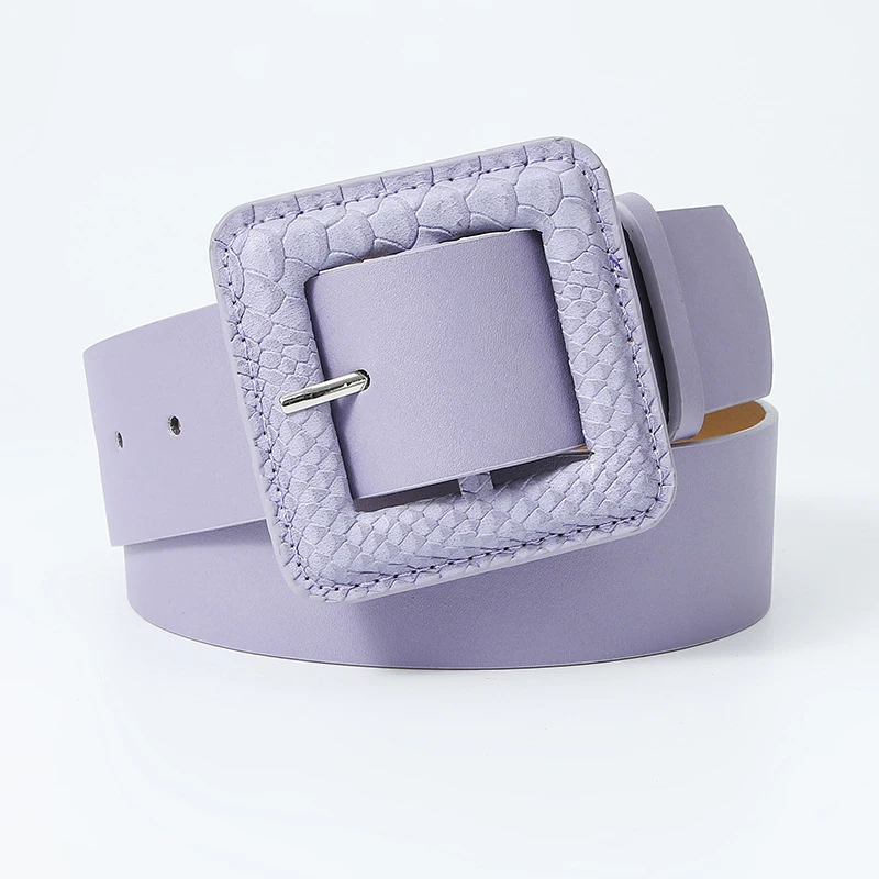 Fashion PU Leather Belts For Women Simple Square Buckle Candy Color Girl Woven Elastic Belt Denim Jeans Dress Waistband Matching
Fashion PU Leather Belts For Women Simple Square Buckle Candy Color Girl Woven Elastic Belt Denim Jeans Dress Waistband Matching