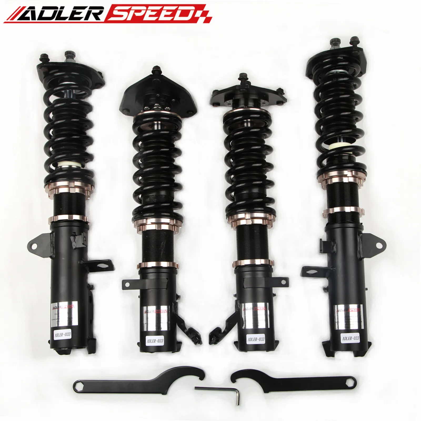 

ADLERSPEED 32 Levels Damper Coilovers Lowering Suspension Kit For Toyota Corolla 88-02 AE92 E100 E110