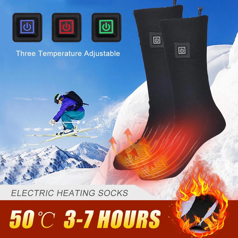 Winter Electric Heating Socks Men Women 3 Temperature Adjustable Remote Control USB Heated Socks Thermal Foot Warmer For Skiing
Winter Electric Heating Socks Men Women 3 Temperature Adjustable Remote Control USB Heated Socks Thermal Foot Warmer For Skiing