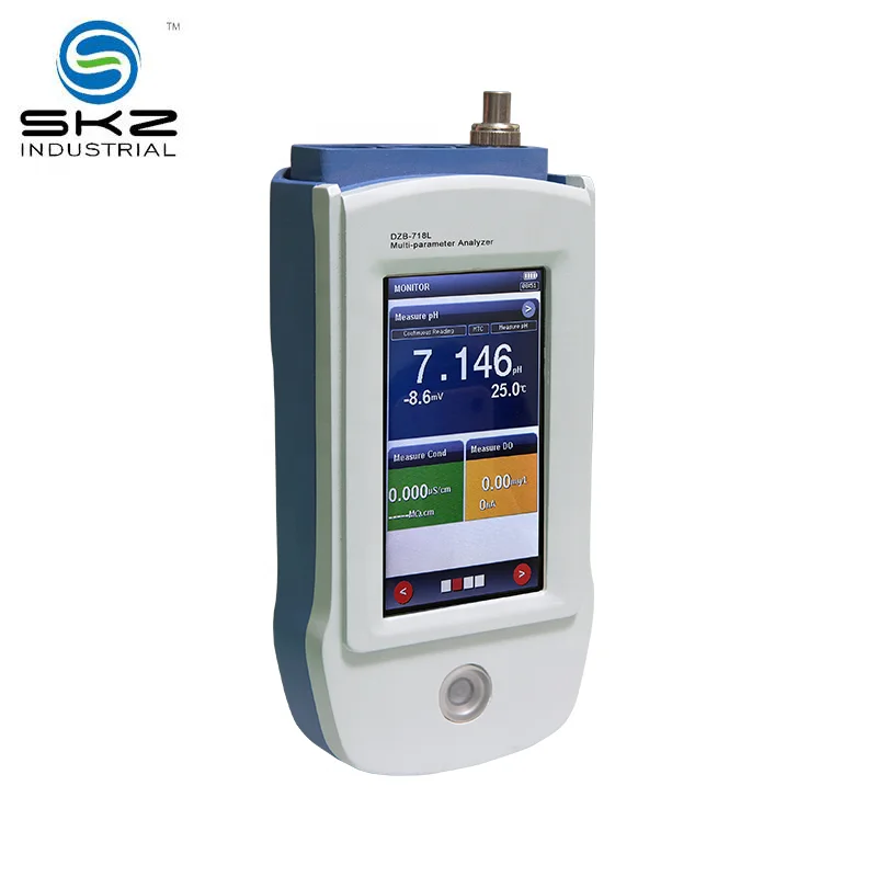 Touch screen water quality test instrument Portable Multi-parameter Analyzer
Touch screen water quality test instrument Portable Multi-parameter Analyzer