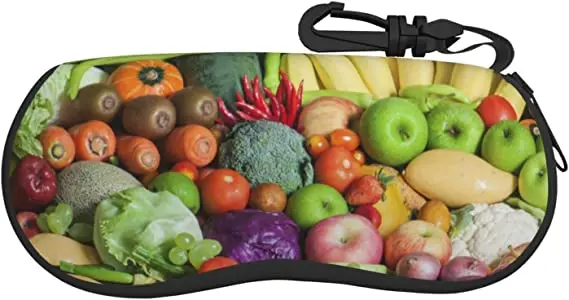 Fruit And Vegetables Sunglasses Soft Case Zipper Eyeglass Case Protective Holder With Belt Clip
Fruit And Vegetables Sunglasses Soft Case Zipper Eyeglass Case Protective Holder With Belt Clip