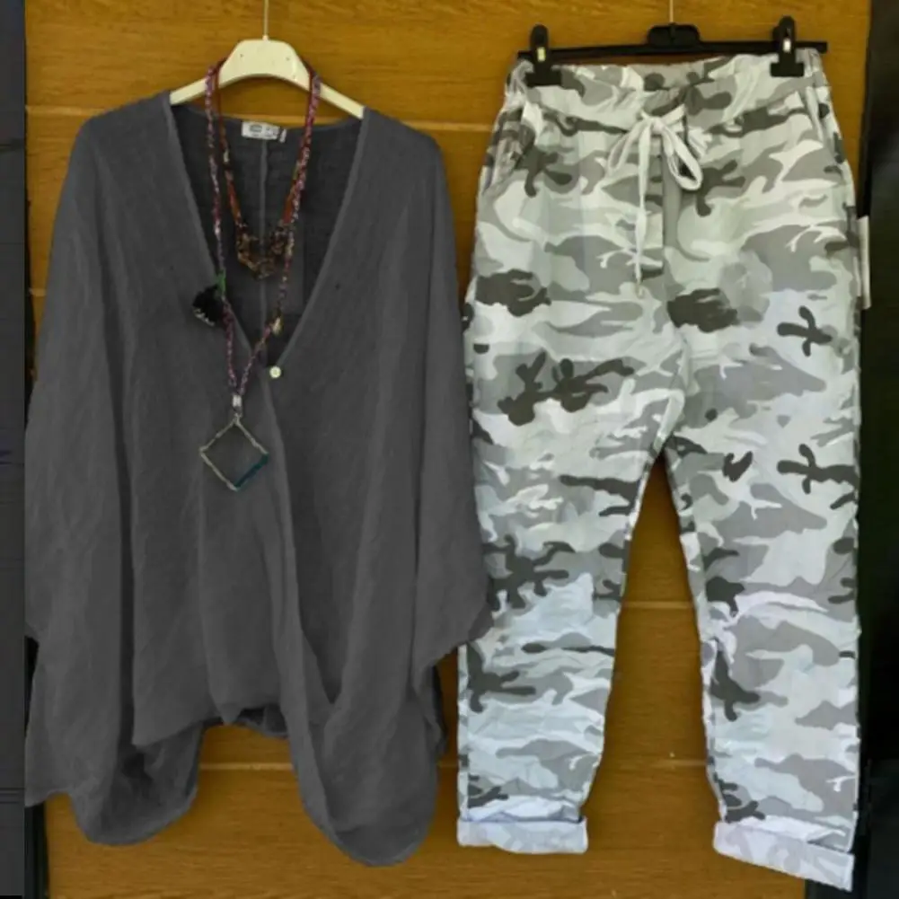 Elegant 1 Set Stylish Loose Batwing Sleeves Outfit Streetwear Pullover Top Pants Half Sleeve for Party
Elegant 1 Set Stylish Loose Batwing Sleeves Outfit Streetwear Pullover Top Pants Half Sleeve for Party