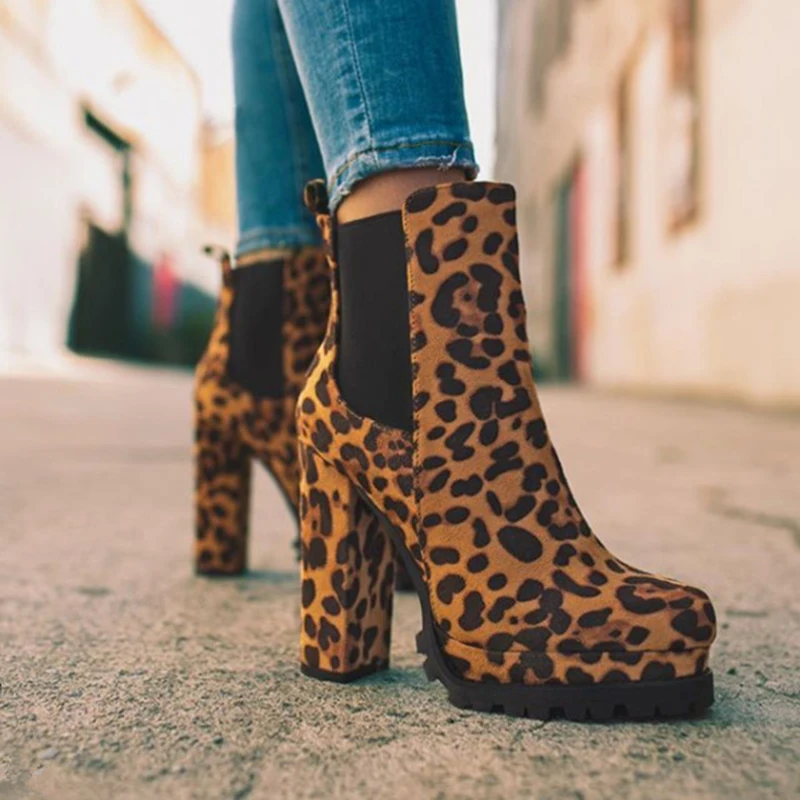Women Ankle Boots Fall Shoes Plus Size 35-43 Leopard Boots for Women Round Toe Chelsea Boots High Heel Boots Botas Mujer 2023
Women Ankle Boots Fall Shoes Plus Size 35-43 Leopard Boots for Women Round Toe Chelsea Boots High Heel Boots Botas Mujer 2023