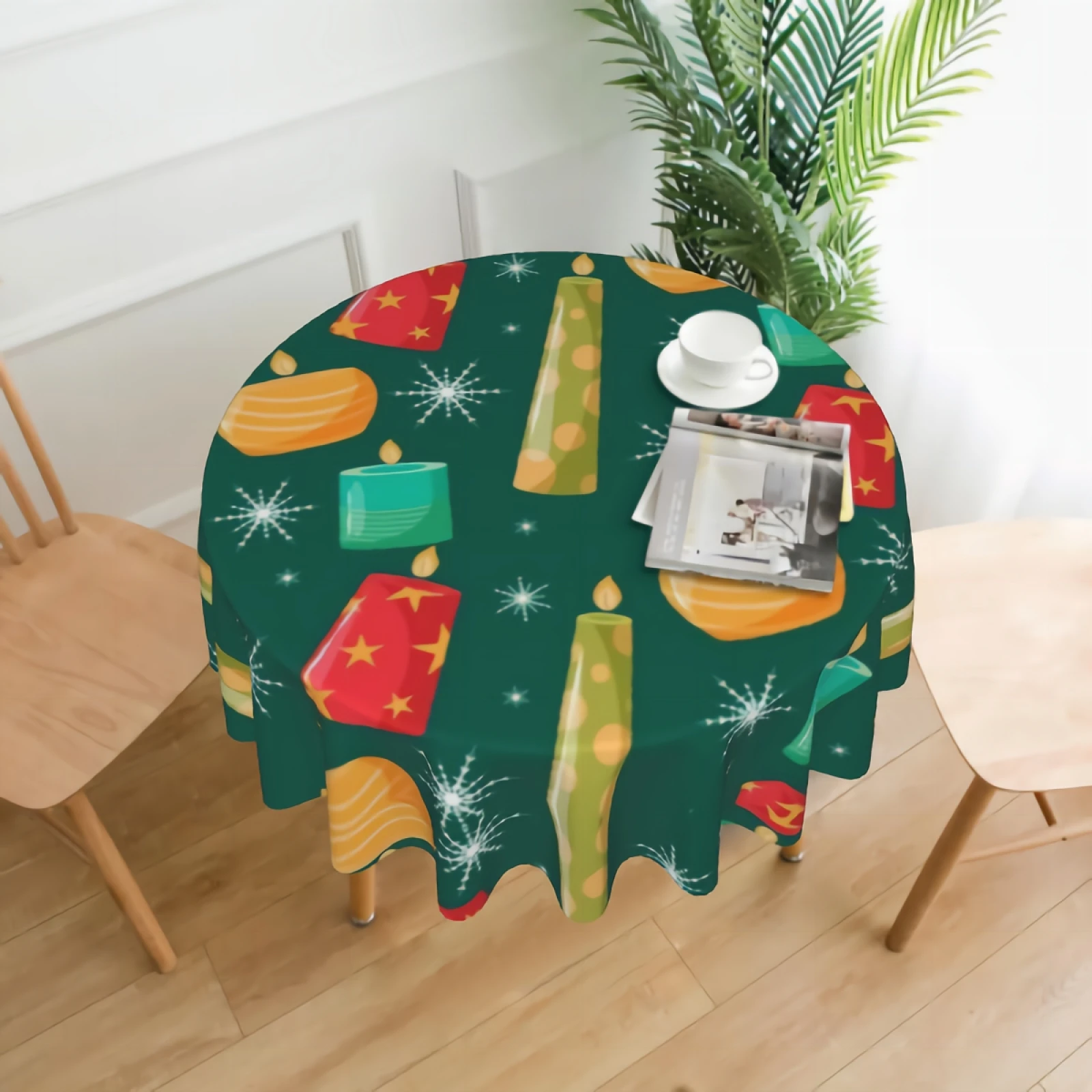 Hand Drawn Flat Christmas Pattern Tablecloth Polyester Round Table Cover for Kitchen Dinning Waterproof Wrinkle Free Table Cloth
Hand Drawn Flat Christmas Pattern Tablecloth Polyester Round Table Cover for Kitchen Dinning Waterproof Wrinkle Free Table Cloth