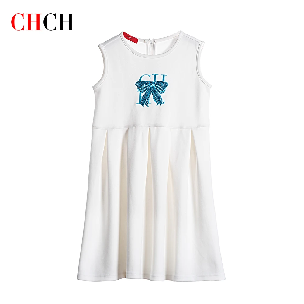 CHCH New Sleeveless Dress 2023 Summer Cotton Embroidery Butterfly Pattern Cute Girl Long Dress 4-12 Years Old Princess Dresses
CHCH New Sleeveless Dress 2023 Summer Cotton Embroidery Butterfly Pattern Cute Girl Long Dress 4-12 Years Old Princess Dresses