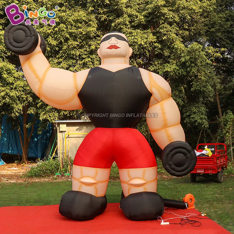 Custom Made 4 Meters High Inflatable Strong Muscular Man Gym Advertising Cartoon Character
Custom Made 4 Meters High Inflatable Strong Muscular Man Gym Advertising Cartoon Character