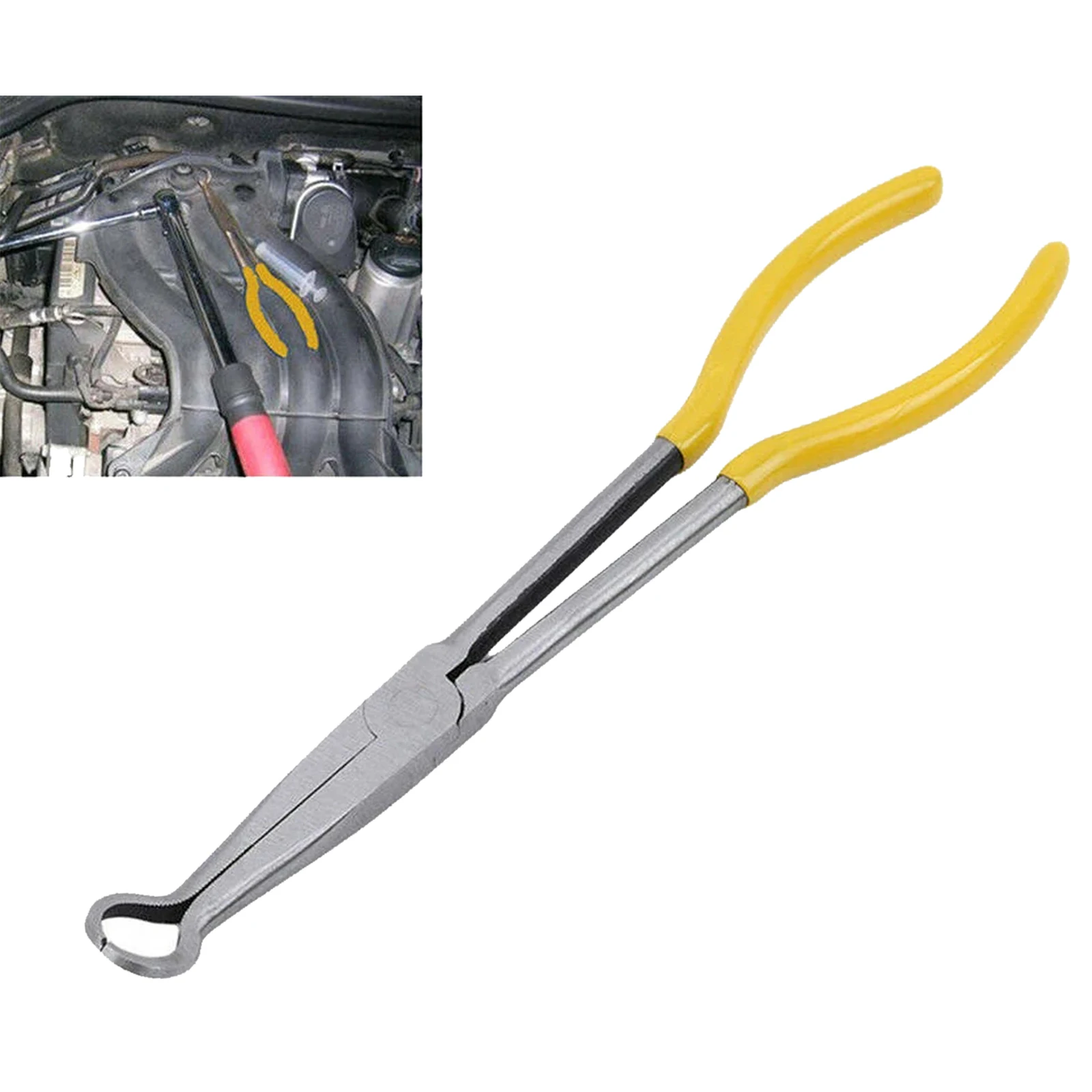 1PC Car Spark Plug Wire Removal Pliers Long Nose Cylinder Car Cable Clamp Removal Tool Car Repair Tools Car Repair Pliers
1PC Car Spark Plug Wire Removal Pliers Long Nose Cylinder Car Cable Clamp Removal Tool Car Repair Tools Car Repair Pliers