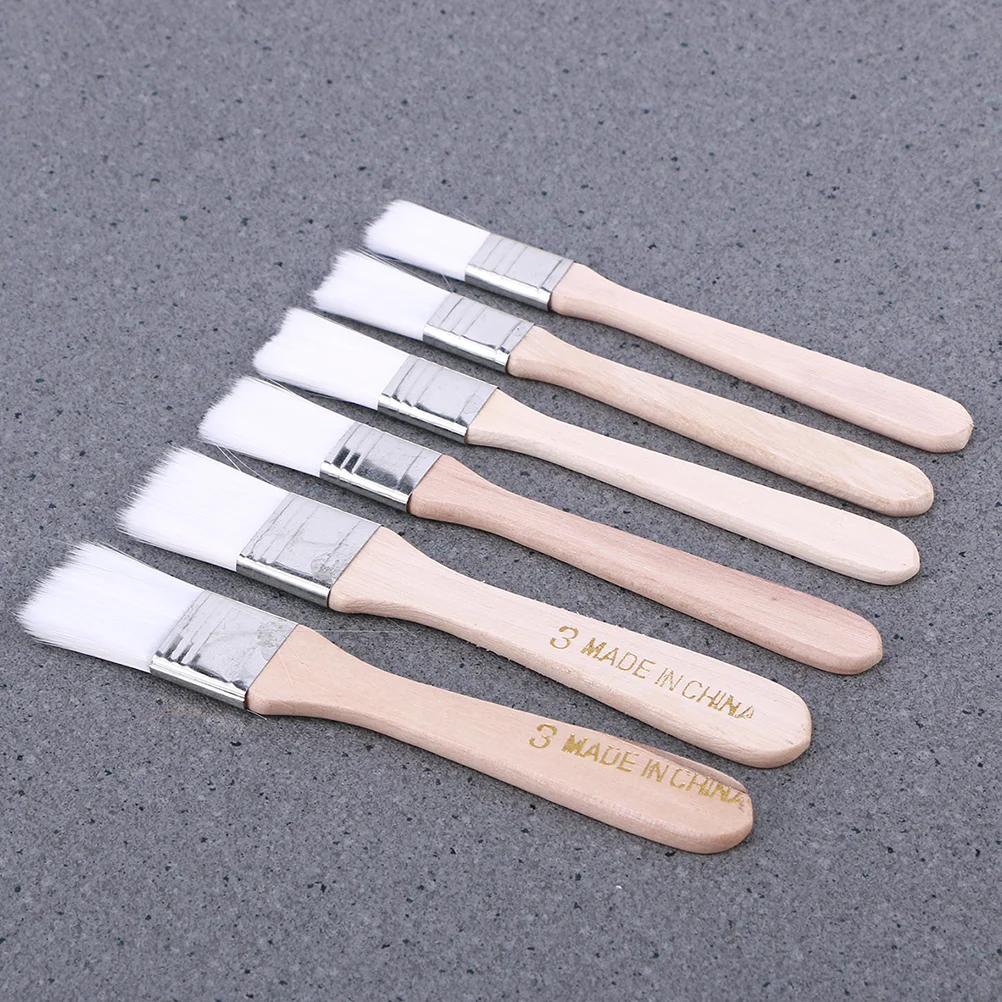 

18PCS Nylon Painting Brushes Barbecue Brushes Chip Brushes for Paint Touchups Painters BBQ