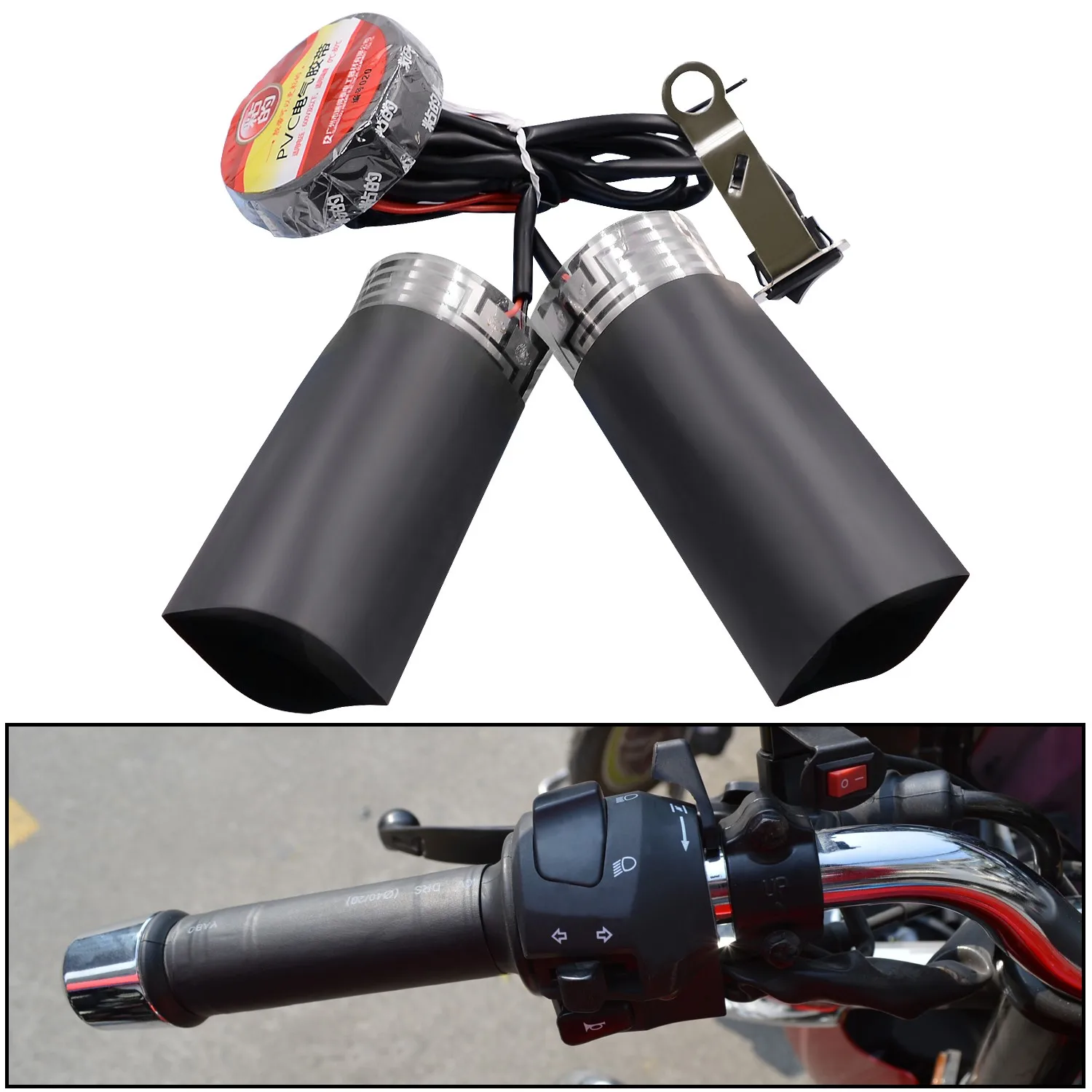 Motorcycle 12V Third Generation Electric Heating Handle Cover Temperature Control Handle Set Heating Accessories
Motorcycle 12V Third Generation Electric Heating Handle Cover Temperature Control Handle Set Heating Accessories