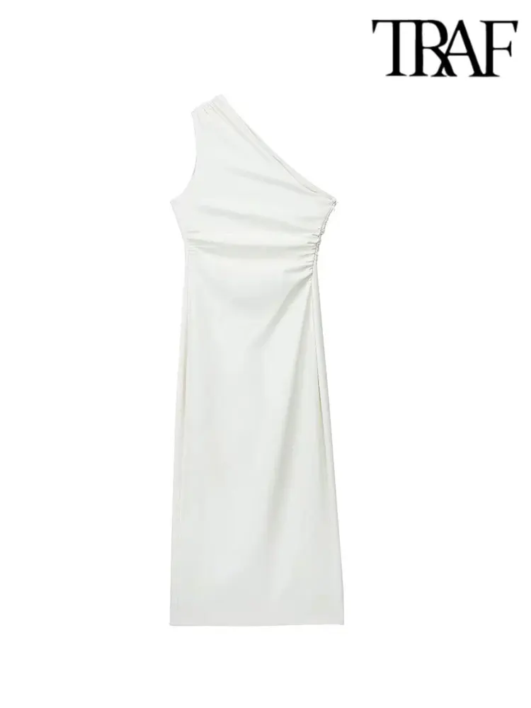 TRAF 2023 Woman Asymmetry Long Dresses Fashion Off Shoulder Sleeveless Vintage Slim Split Summer Casual Elegant Dresses
TRAF 2023 Woman Asymmetry Long Dresses Fashion Off Shoulder Sleeveless Vintage Slim Split Summer Casual Elegant Dresses