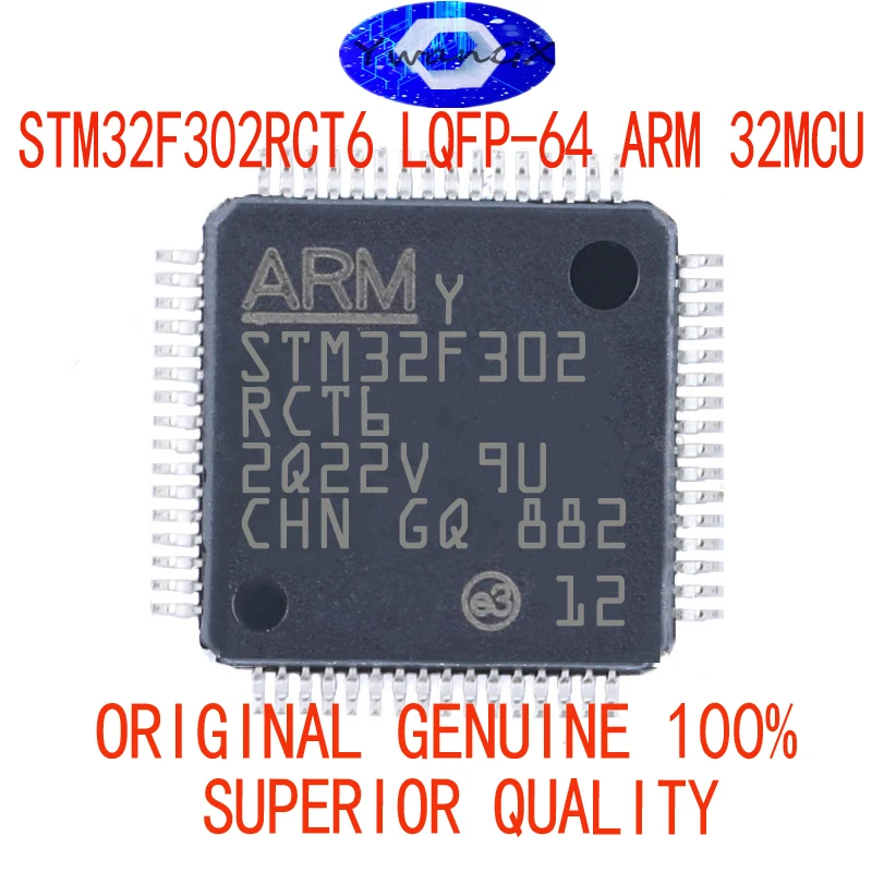 Original genuine STM32f401RET6 STM32F302RCT6 STM32F303RCT6 STM32F401RCT6 LQFP-64 ARM Cortex-M4 32CU
Original genuine STM32f401RET6 STM32F302RCT6 STM32F303RCT6 STM32F401RCT6 LQFP-64 ARM Cortex-M4 32CU