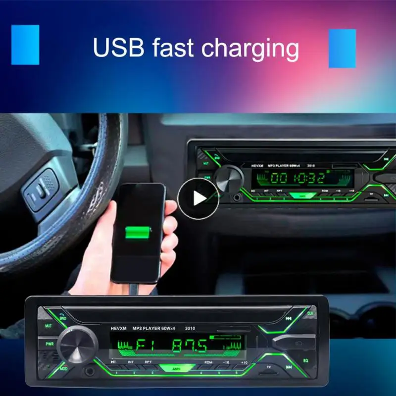 High-quality Hardware Materials Universal Car Player Portable Car Bluetooth Durable Car Bluetooth Player Car Accessories
High-quality Hardware Materials Universal Car Player Portable Car Bluetooth Durable Car Bluetooth Player Car Accessories