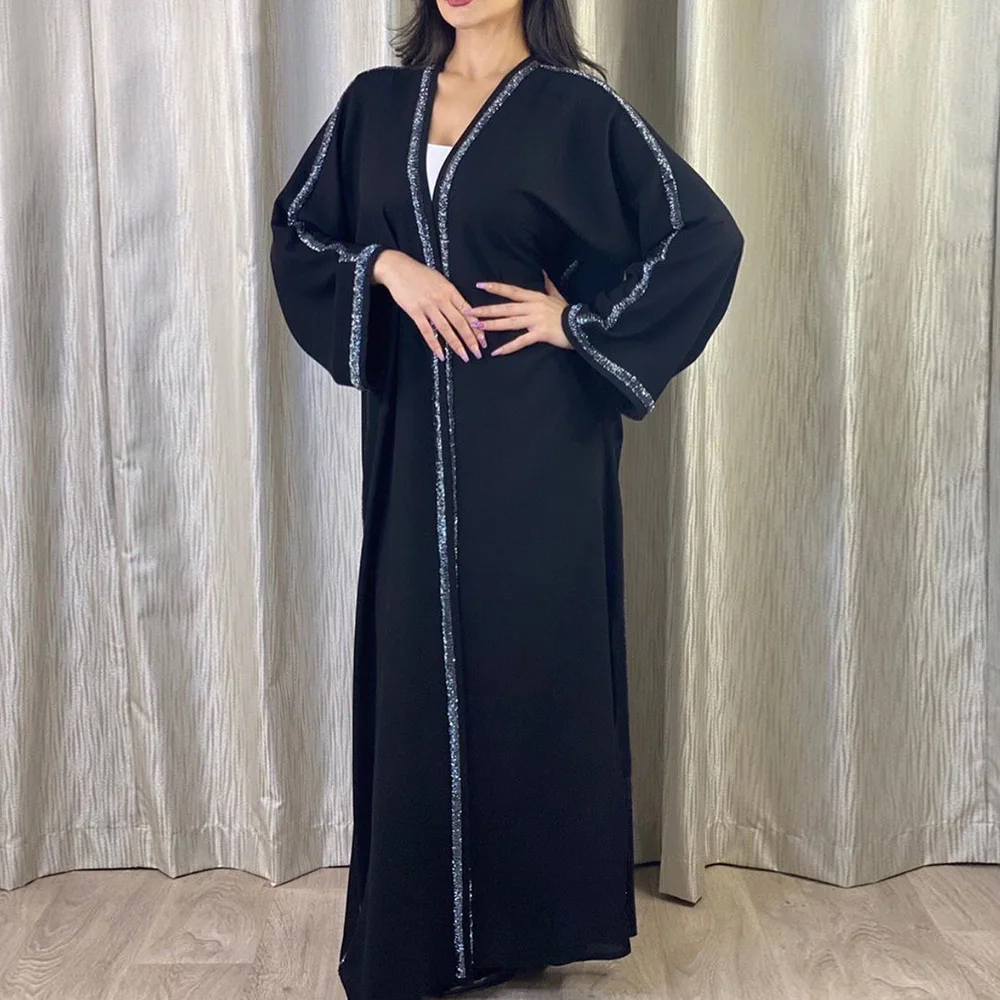 Beaded Dubai Abaya Robe Dresses Women Moroccan Jellaba Kaftan Cardigan 2022 Summer Fashion Elegant Long Sleeve Maxi Dress Caften
Beaded Dubai Abaya Robe Dresses Women Moroccan Jellaba Kaftan Cardigan 2022 Summer Fashion Elegant Long Sleeve Maxi Dress Caften