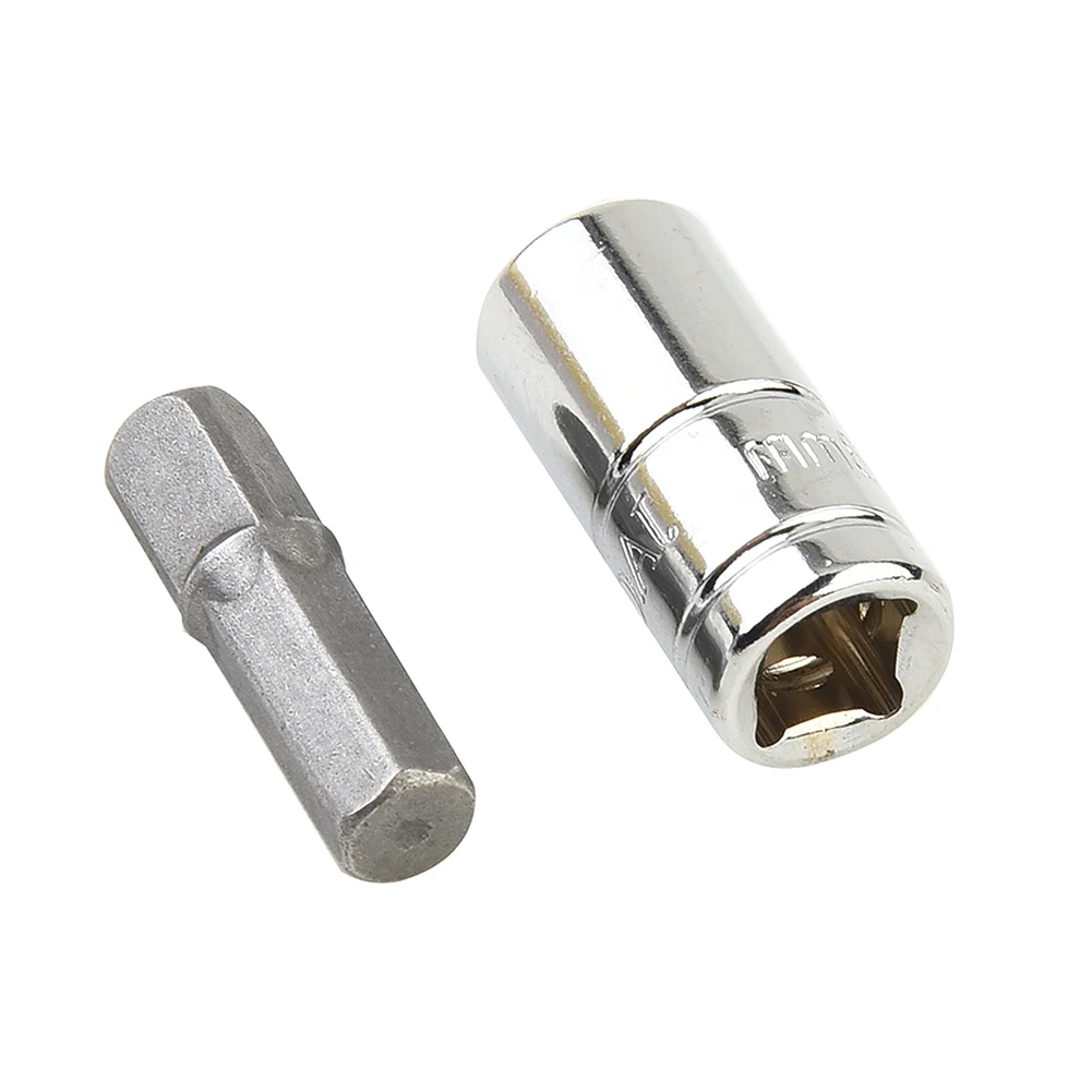 Nuiversal1/4 Square DriveTo1/4 Hex Shank Impact Socket 1/4 Drill Socket Adapter Adapter Converter Drill For 2000 In/Lb Of Torque
Nuiversal1/4 Square DriveTo1/4 Hex Shank Impact Socket 1/4 Drill Socket Adapter Adapter Converter Drill For 2000 In/Lb Of Torque