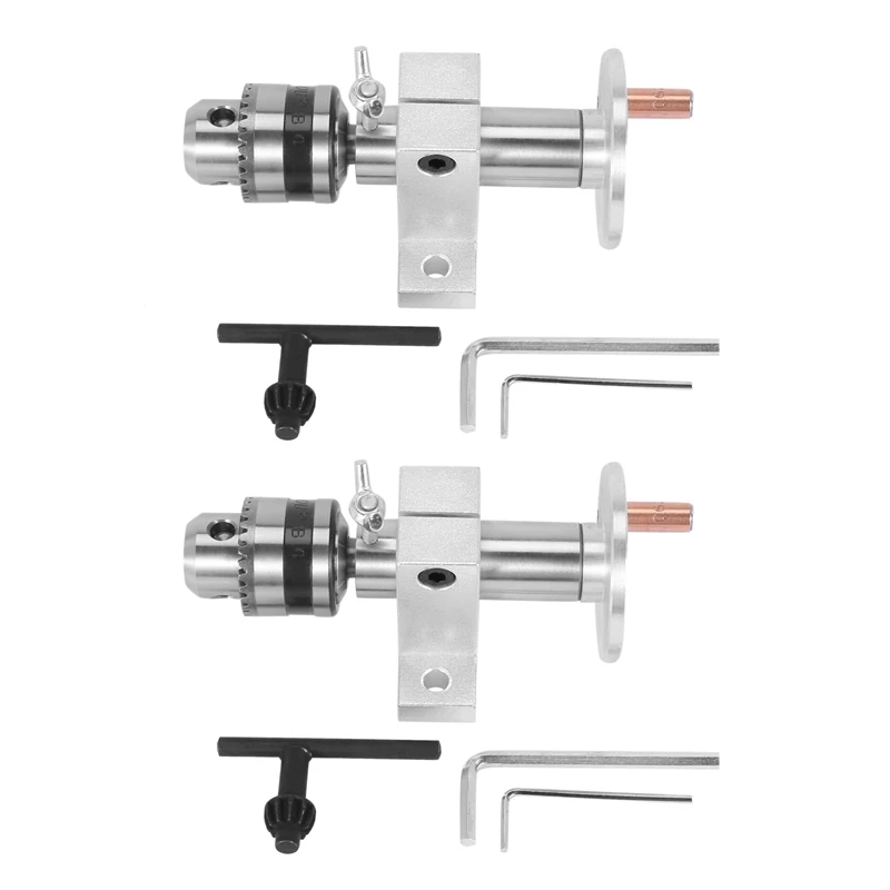 2X Live Lathe Center Head With Chuck DIY Accessories For Mini Lathe Machine Revolving Centre Woodworking Tool
2X Live Lathe Center Head With Chuck DIY Accessories For Mini Lathe Machine Revolving Centre Woodworking Tool