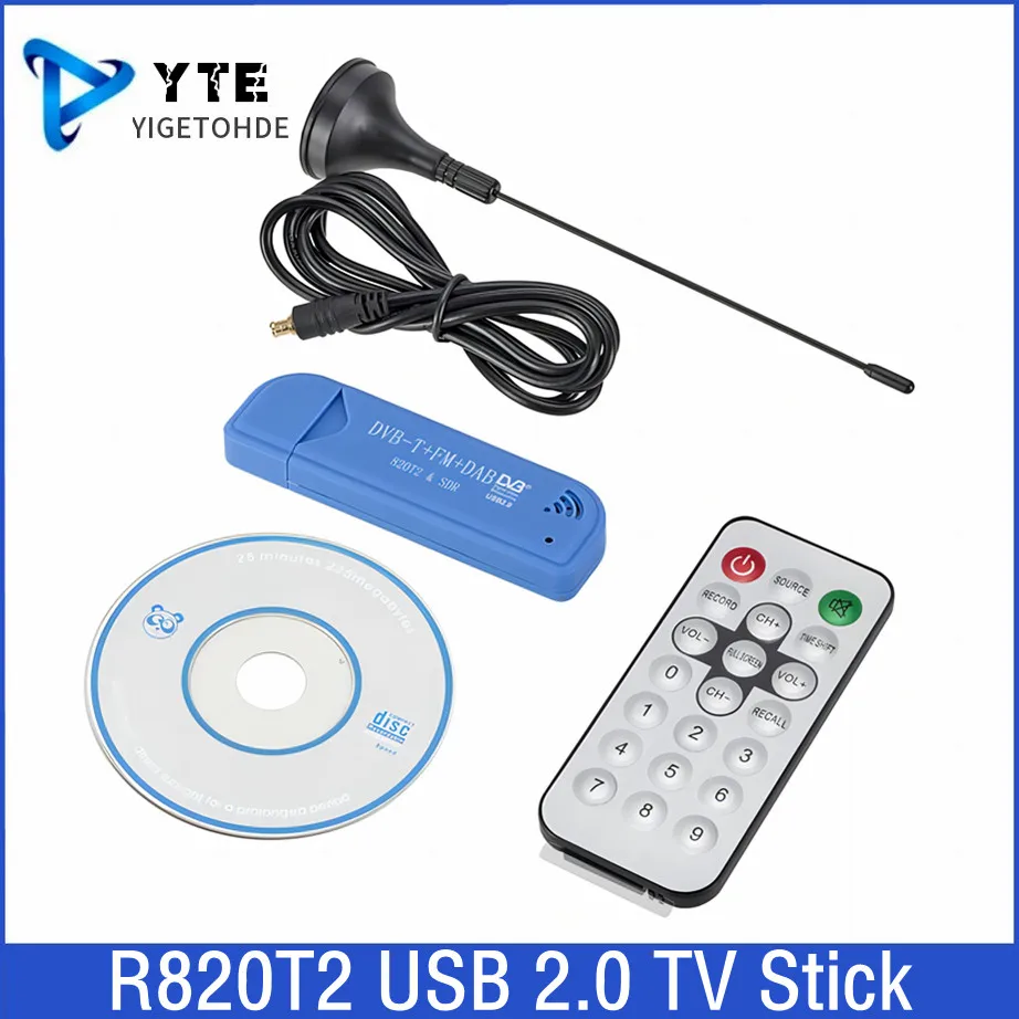 PzzPss TV Stick Mini Portable Digital Receiver USB 2.0 Software Radio DVB-T R820T2 SDR Digital TV Receiver Stick TV Accessorie
PzzPss TV Stick Mini Portable Digital Receiver USB 2.0 Software Radio DVB-T R820T2 SDR Digital TV Receiver Stick TV Accessorie