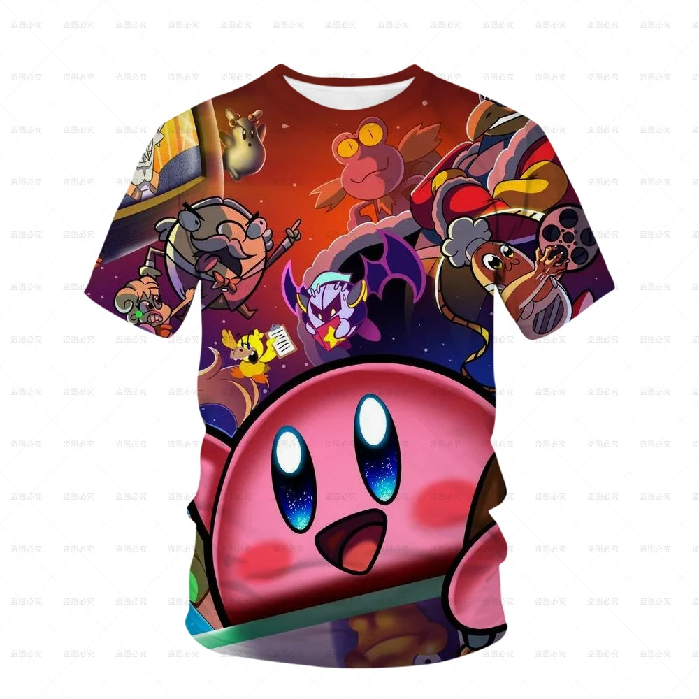 Футболки с мультяшными играми Kirbys, для мужчин и женщин, милая розовая футболка с принтом звезд для мальчиков и девочек, детская одежда, летни...
Футболки с мультяшными играми Kirbys, для мужчин и женщин, милая розовая футболка с принтом звезд для мальчиков и девочек, детская одежда, летни...