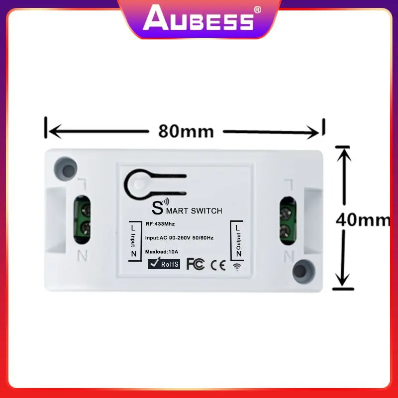 Switches Module Household Free Stickers Household Smart Switch Module Free Wiring Controller 433mhz Kitchen Waste Processor
Switches Module Household Free Stickers Household Smart Switch Module Free Wiring Controller 433mhz Kitchen Waste Processor