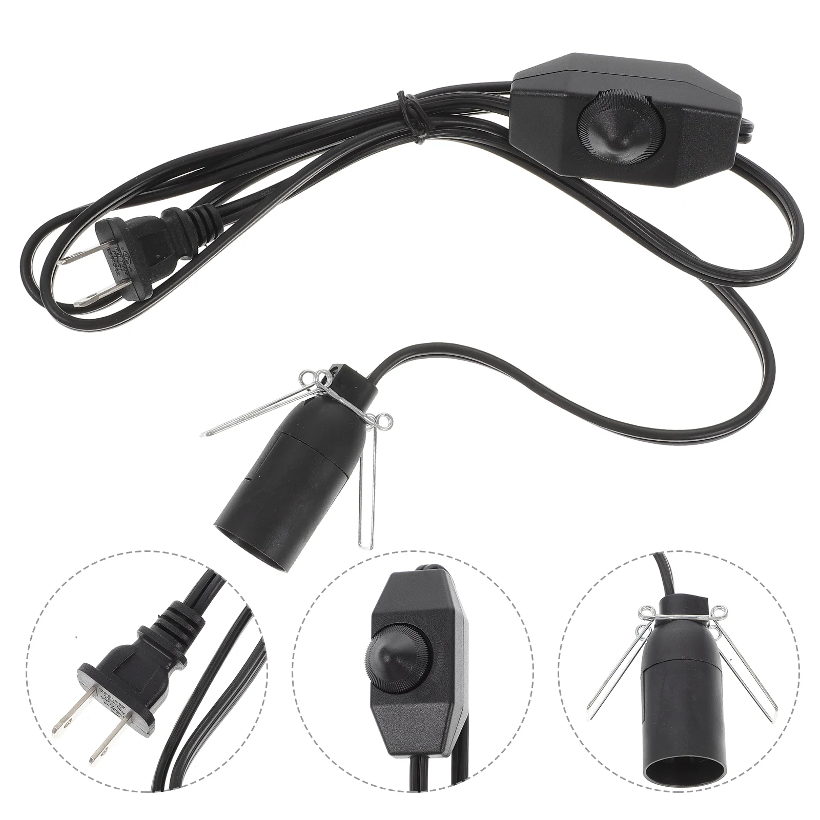 Salt Light Cable Power Cord Crystal Lamp Bulb Socket American Style Accessories E12 Plug
Salt Light Cable Power Cord Crystal Lamp Bulb Socket American Style Accessories E12 Plug