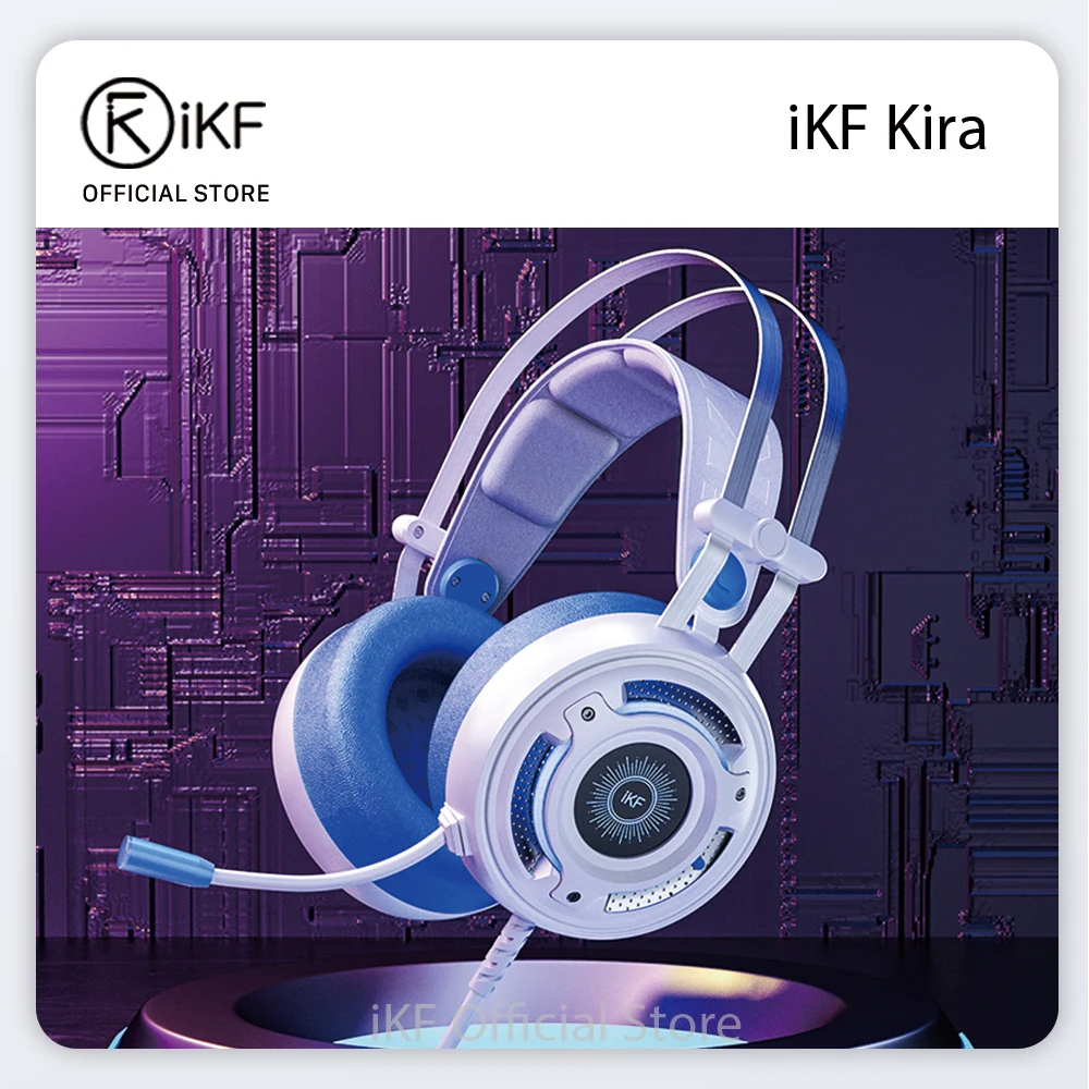 Профессиональные Проводные Игровые наушники iKF Kira, USB 7,1, виртуальный объемный звук, стереогарнитура со светодиодной подсветкой, проводная гарнитура с USB разъемом, микрофоном
Профессиональные Проводные Игровые наушники iKF Kira, USB 7,1, виртуальный объемный звук, стереогарнитура со светодиодной подсветкой, проводная гарнитура с USB разъемом, микрофоном