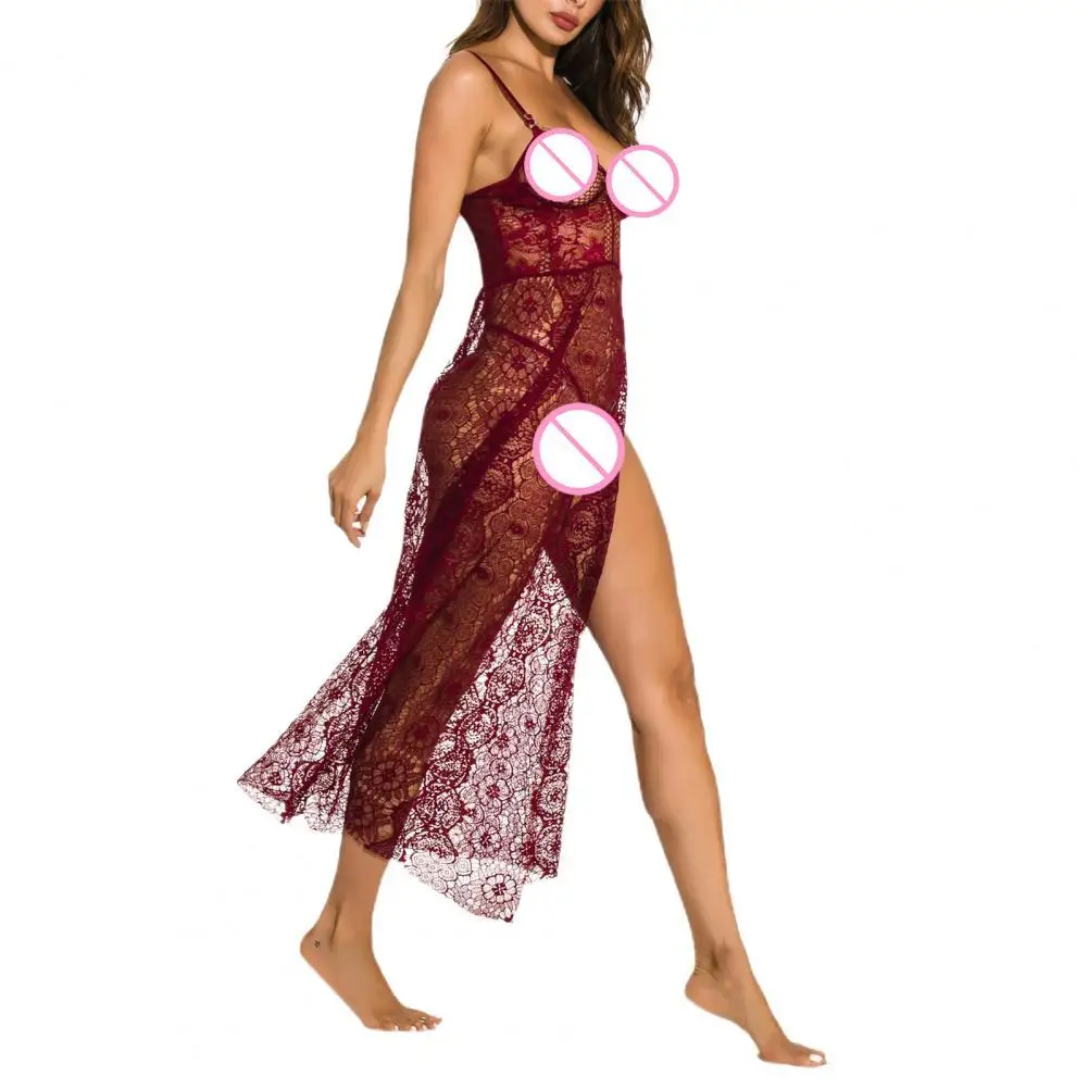 Stretchy Slim Fit Perspective Lace Sexy Nightclothes Panties Set for Lovers
Stretchy Slim Fit Perspective Lace Sexy Nightclothes Panties Set for Lovers