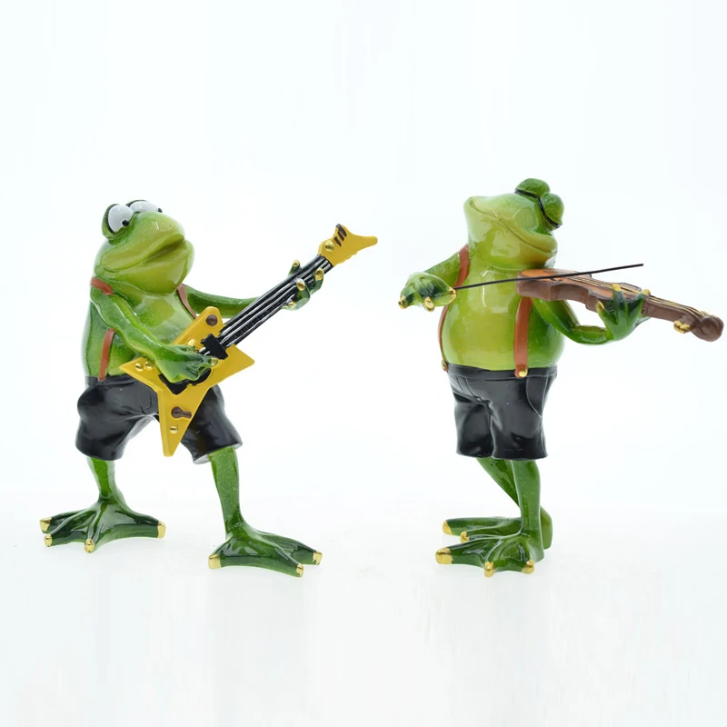 Creative Resin 1pcs Frog Band Decorative Figurines Nordic Home Decoration Modern Statue Souvenirs for Music Lovers Desk Decor
Creative Resin 1pcs Frog Band Decorative Figurines Nordic Home Decoration Modern Statue Souvenirs for Music Lovers Desk Decor