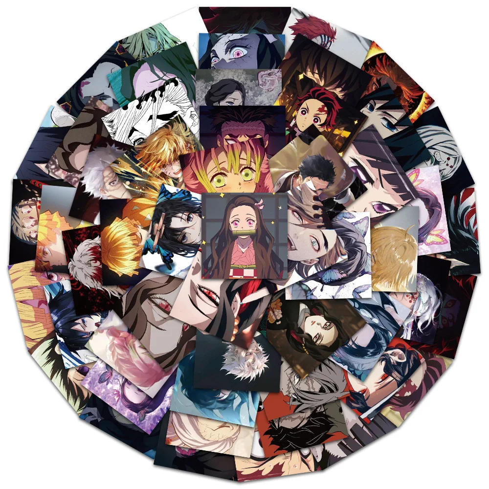 54Pcs/Set Anime Demon Slayer Graffiti Stickers for Laptop Luggage Bicycle Car Skateboard Computer Waterproof Decal Toys
54Pcs/Set Anime Demon Slayer Graffiti Stickers for Laptop Luggage Bicycle Car Skateboard Computer Waterproof Decal Toys