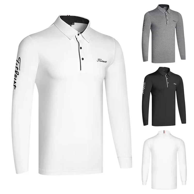 Men's long sleeved golf polo comfortable sportswear, high-quality T-shirt, casual and fashionable, autumn, brand new, 2023
Men's long sleeved golf polo comfortable sportswear, high-quality T-shirt, casual and fashionable, autumn, brand new, 2023