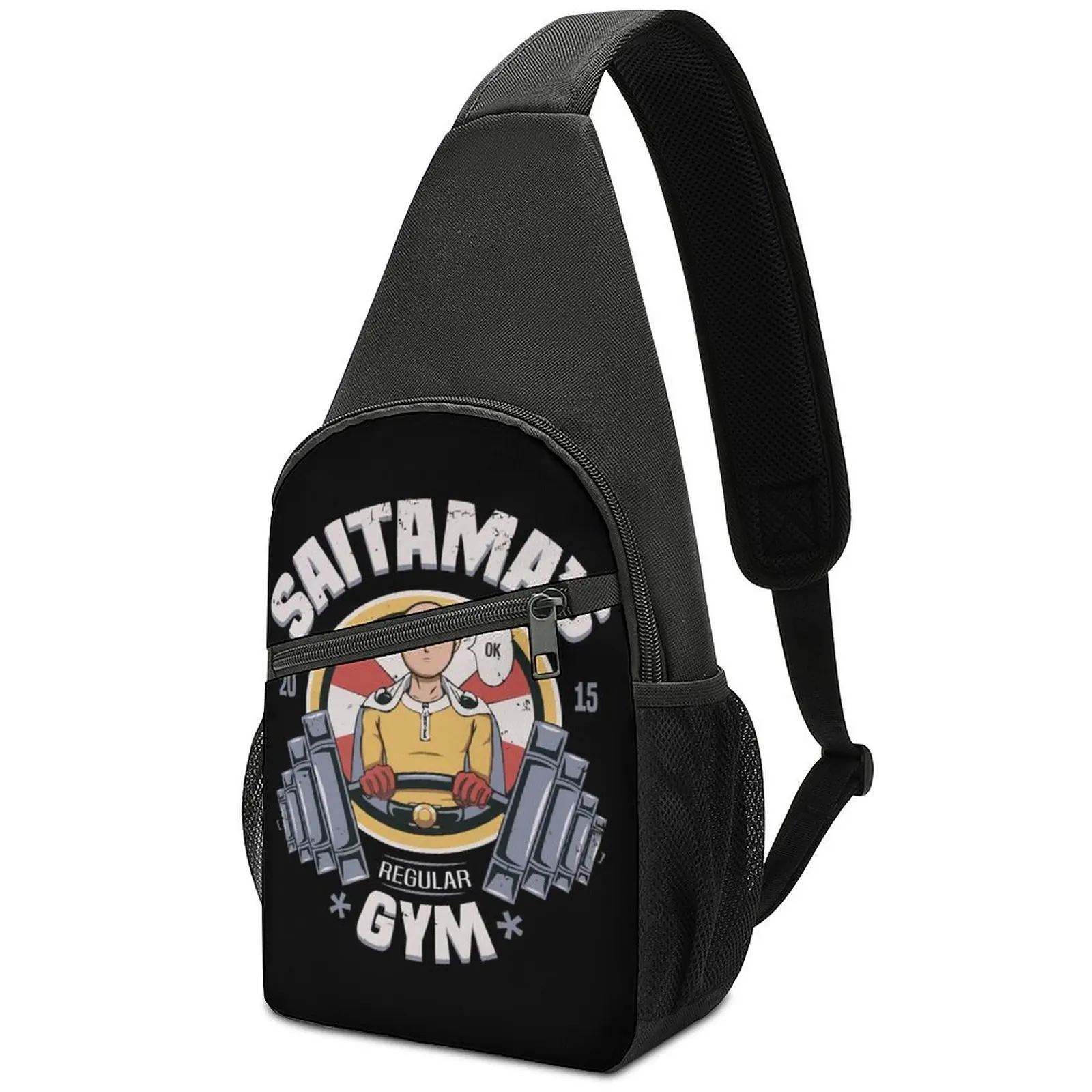Gym Dumbbells One Punch Man Chest Bags Women Anime Camping Shoulder Bag Cute Custom Small Bag Phone Workout Sling Bags
Gym Dumbbells One Punch Man Chest Bags Women Anime Camping Shoulder Bag Cute Custom Small Bag Phone Workout Sling Bags