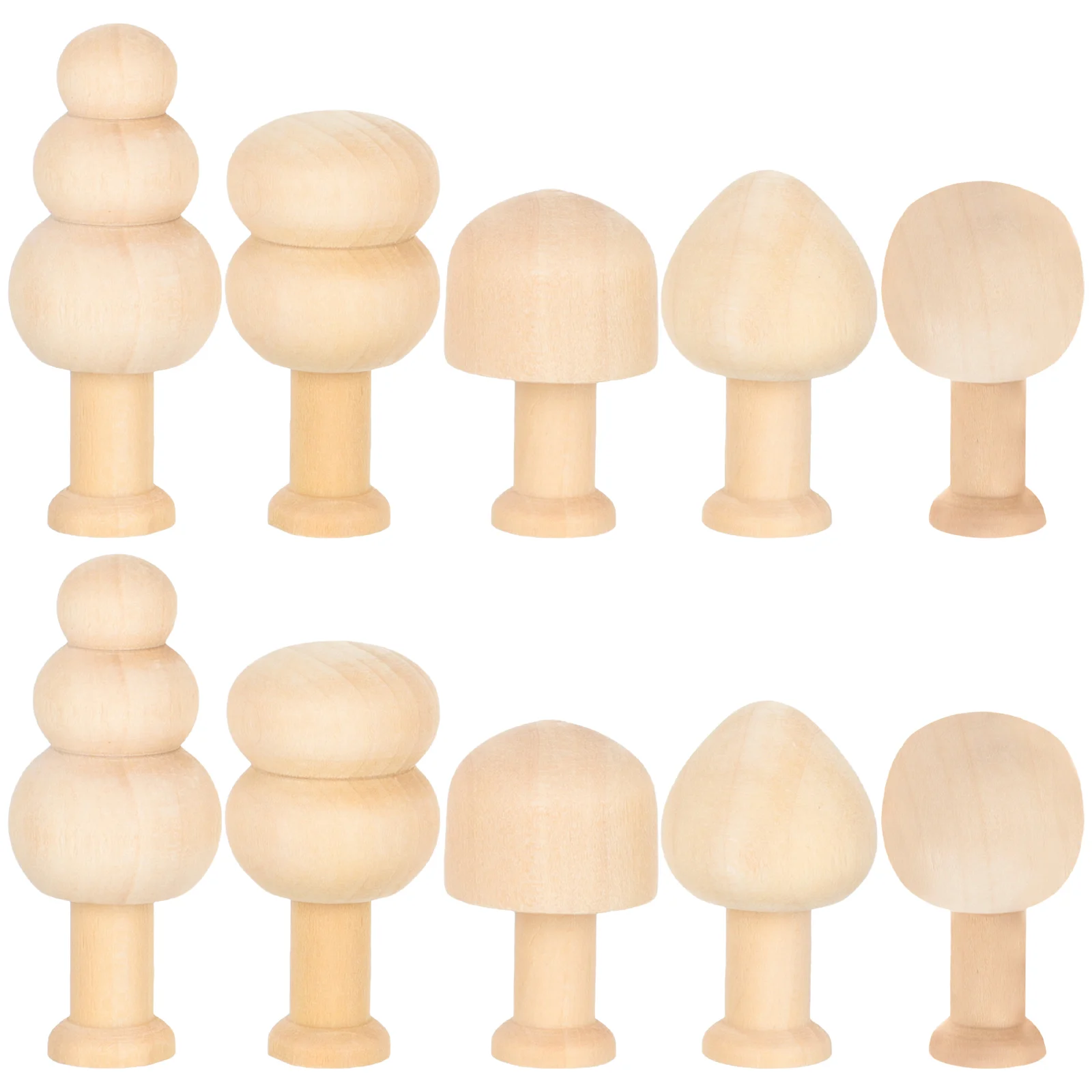 10 Pcs Light House Decorations Home Small Wooden Mushroom Shapes Nail Unpainted Toy Child 
10 Pcs Light House Decorations Home Small Wooden Mushroom Shapes Nail Unpainted Toy Child