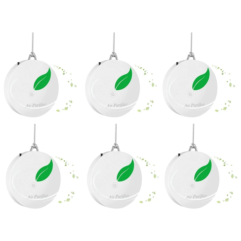 6X Personal Wearable Air Purifier Necklace Mini Portable Air Freshner Ionizer Negative Ion Generator White
6X Personal Wearable Air Purifier Necklace Mini Portable Air Freshner Ionizer Negative Ion Generator White
