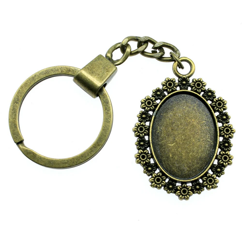 Oval Flower Style Cameo Cabochon Pendant Base Setting Keychains Diy Jewellery Making Supplies Cute Items
Oval Flower Style Cameo Cabochon Pendant Base Setting Keychains Diy Jewellery Making Supplies Cute Items