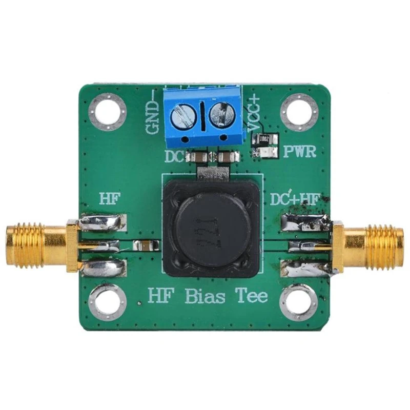High Quality 50K-60MHz Bias Tee 50K-60MHz Broadband Radio Frequency Microwave Coaxial Amplifier Bias Tee Disc
High Quality 50K-60MHz Bias Tee 50K-60MHz Broadband Radio Frequency Microwave Coaxial Amplifier Bias Tee Disc