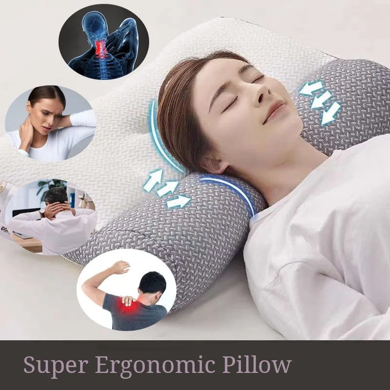 Orthopedic Cervical Contour Pillow Super Ergonomic Pillow Orthopedic Sleeping Positions Pillow For Neck Shoulder Pain Relief
Orthopedic Cervical Contour Pillow Super Ergonomic Pillow Orthopedic Sleeping Positions Pillow For Neck Shoulder Pain Relief