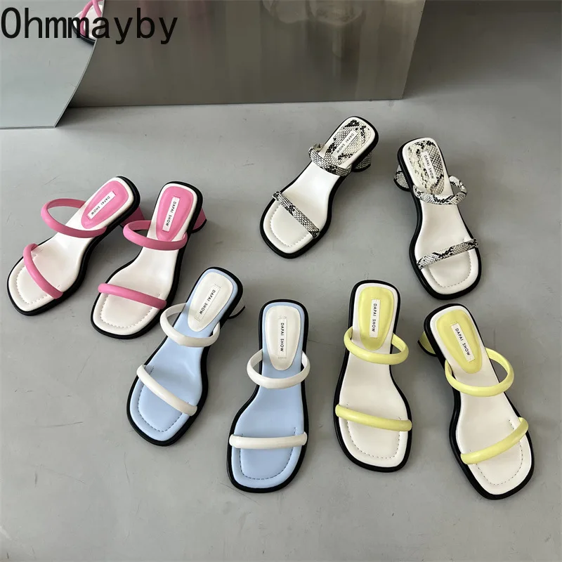 2022 Summer Open Toe Women Slipper Fashion Sexy Thick Heel Slip On Outdoor Party Slides PHigh Quality Pumps
2022 Summer Open Toe Women Slipper Fashion Sexy Thick Heel Slip On Outdoor Party Slides PHigh Quality Pumps