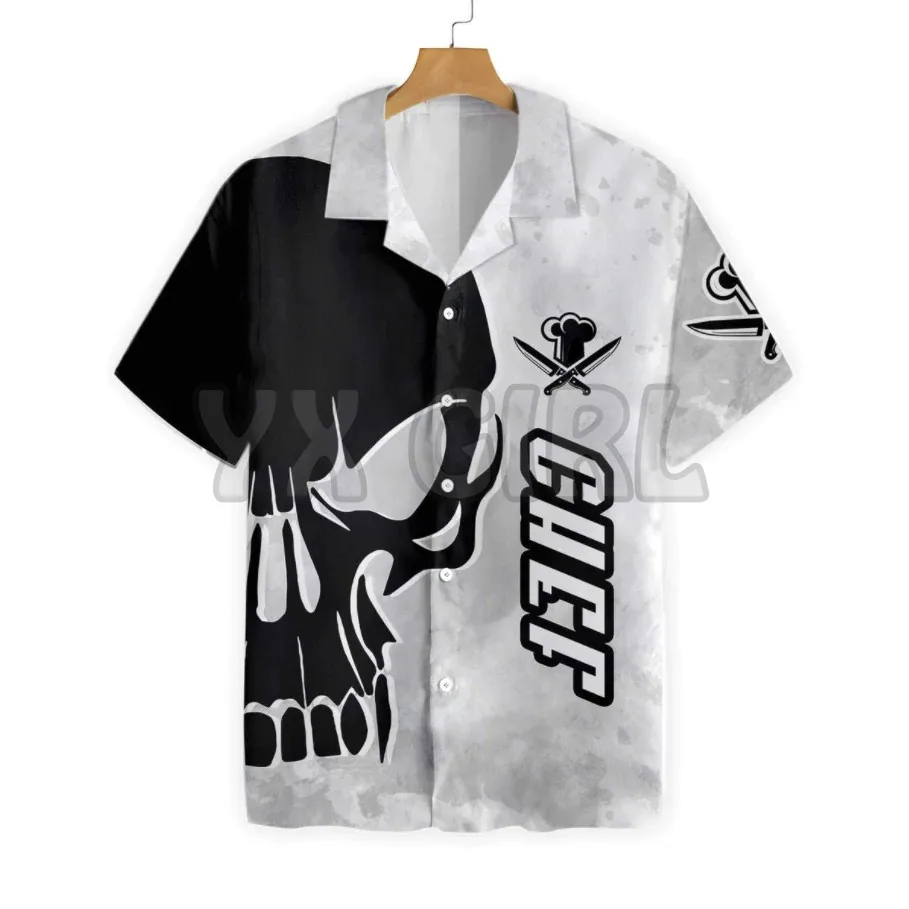 Chef & Knife Skull 3D All Over Printed Hawaiian Shirt Men's For Women's Harajuku Casual Shirt Unisex
Chef & Knife Skull 3D All Over Printed Hawaiian Shirt Men's For Women's Harajuku Casual Shirt Unisex