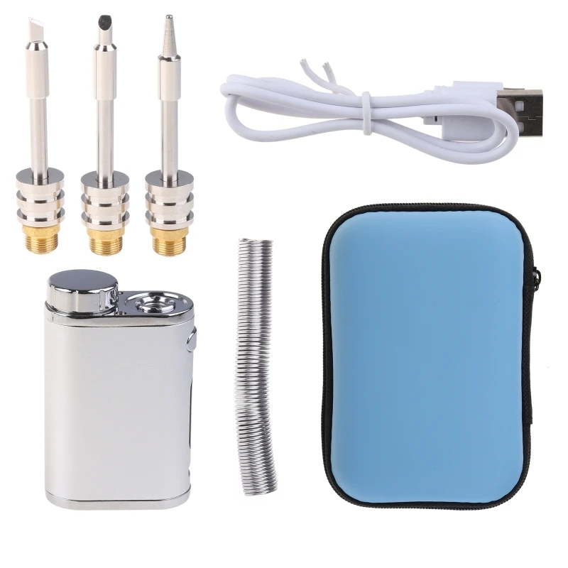 KX4B Professional Welding Maintenance Tools Rechargeable Welding Iron Set USB Charging Soldering Tools for Industrial Home
KX4B Professional Welding Maintenance Tools Rechargeable Welding Iron Set USB Charging Soldering Tools for Industrial Home