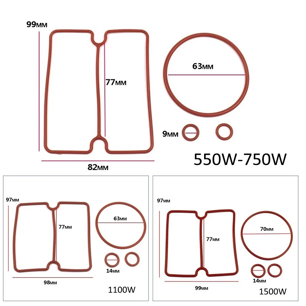 4Pcs Air Compressor Gasket For 550/750/950W For 1100W And Use For 1500W Air Compressor Cylinder Head Pneumatic Tool Accessories
4Pcs Air Compressor Gasket For 550/750/950W For 1100W And Use For 1500W Air Compressor Cylinder Head Pneumatic Tool Accessories