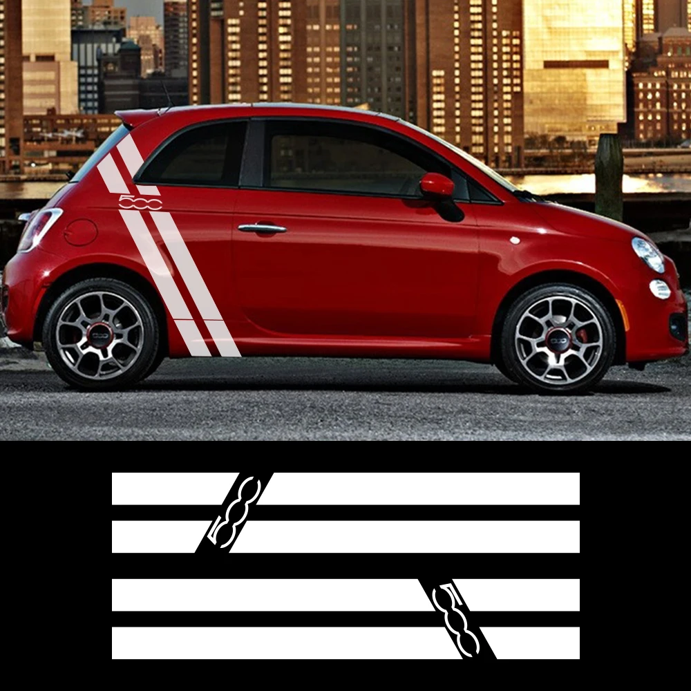 2Pcs Car Body Door Decor Stickers For Fiat 500 595 Abarth Side Stripes Graphics Decals Tuning Accessories Car Gadgets
2Pcs Car Body Door Decor Stickers For Fiat 500 595 Abarth Side Stripes Graphics Decals Tuning Accessories Car Gadgets