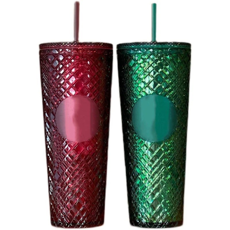 1PC Diamond Goddess Cup with logo 710ml Summer cup cold water cup with straw double plastic durian coffee cup
1PC Diamond Goddess Cup with logo 710ml Summer cup cold water cup with straw double plastic durian coffee cup