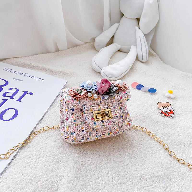 Girl's Crossbody Bag Flower Decoration Handbag Shoulder Pocket Coin Purse Kids Princess Messenger Bag Birthday Gift
Girl's Crossbody Bag Flower Decoration Handbag Shoulder Pocket Coin Purse Kids Princess Messenger Bag Birthday Gift