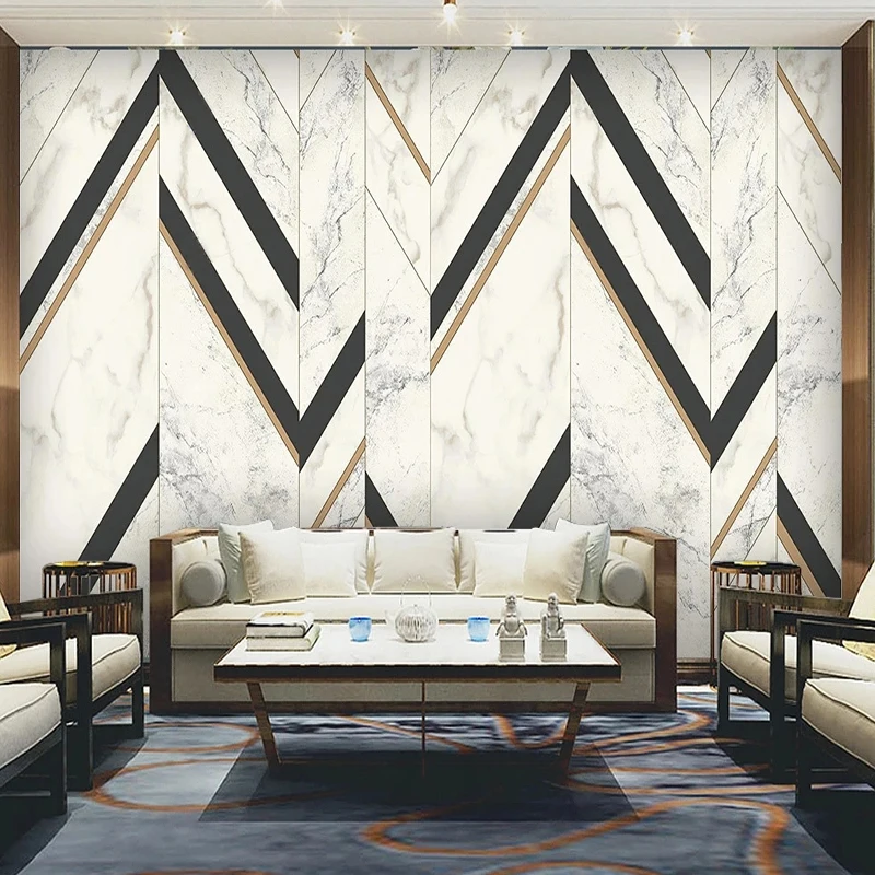 

3D обои Современные Геометрические креативные абстрактные фрески домашний Декор Гостиная ТВ диван спальня исследование фон Papel де Parede