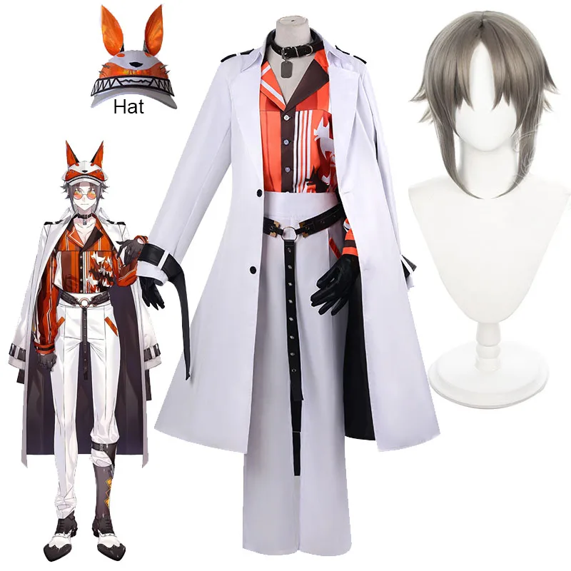 VTuber Mysta Rias Cosplay Costume Nijisanji Virtual YouTuber Mr.Rias Wig Fox Adult Full Uniform Suit and Hat Glasses Accessories
VTuber Mysta Rias Cosplay Costume Nijisanji Virtual YouTuber Mr.Rias Wig Fox Adult Full Uniform Suit and Hat Glasses Accessories