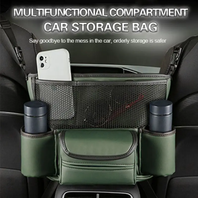 Car Large Capacity Pu Storage Bag Car Front Seat Middle Storage Bag Auto Center Console Tissue Organizer Stowing Tyding
Car Large Capacity Pu Storage Bag Car Front Seat Middle Storage Bag Auto Center Console Tissue Organizer Stowing Tyding