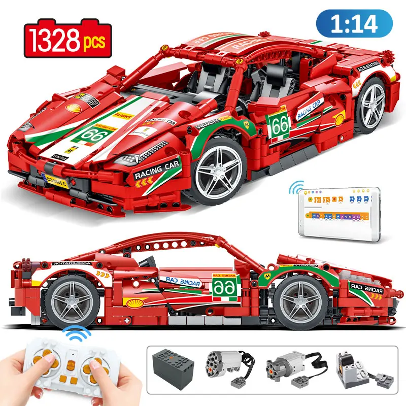 Гоночный автомобиль с дистанционным управлением, масштаб 1:14, 1328 шт.
Гоночный автомобиль с дистанционным управлением, масштаб 1:14, 1328 шт.